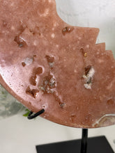 Load image into Gallery viewer, Pink Amethyst with calcite moon B
