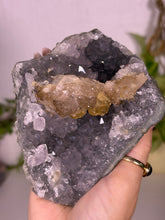 Load image into Gallery viewer, Amethyst with Calcite L (Brazil)
