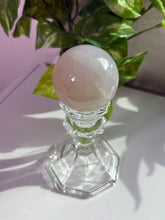 Load image into Gallery viewer, (B) Blue Rose Quartz sphere
