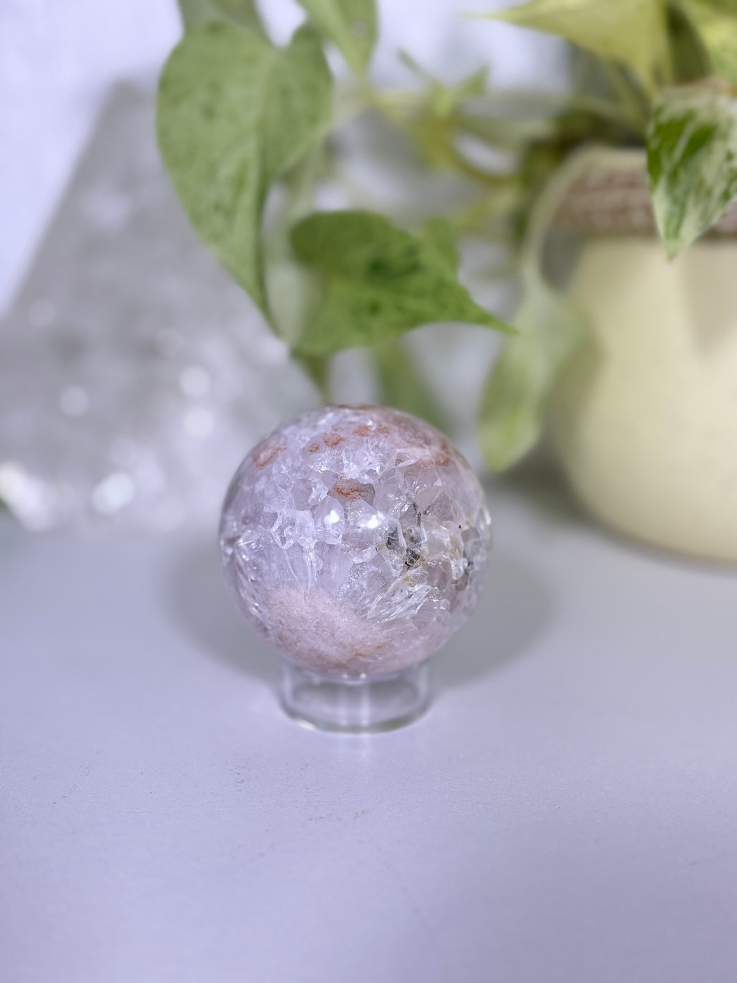 Pink Amethyst sphere A