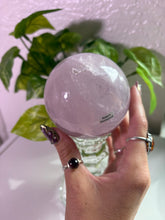 Load image into Gallery viewer, (G Lavender Dreams) Lavender Quartz Sphere
