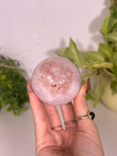 Load image into Gallery viewer, Pink Amethyst sphere A
