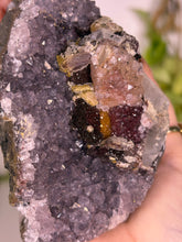 Load image into Gallery viewer, Amethyst with Calcite A
