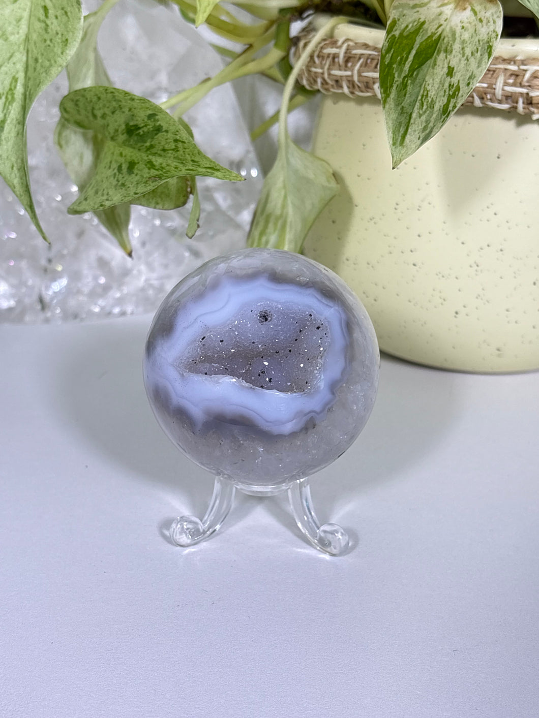 Druzy Agate sphere C