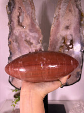 Load image into Gallery viewer, Rose Calcite shiva statement piece
