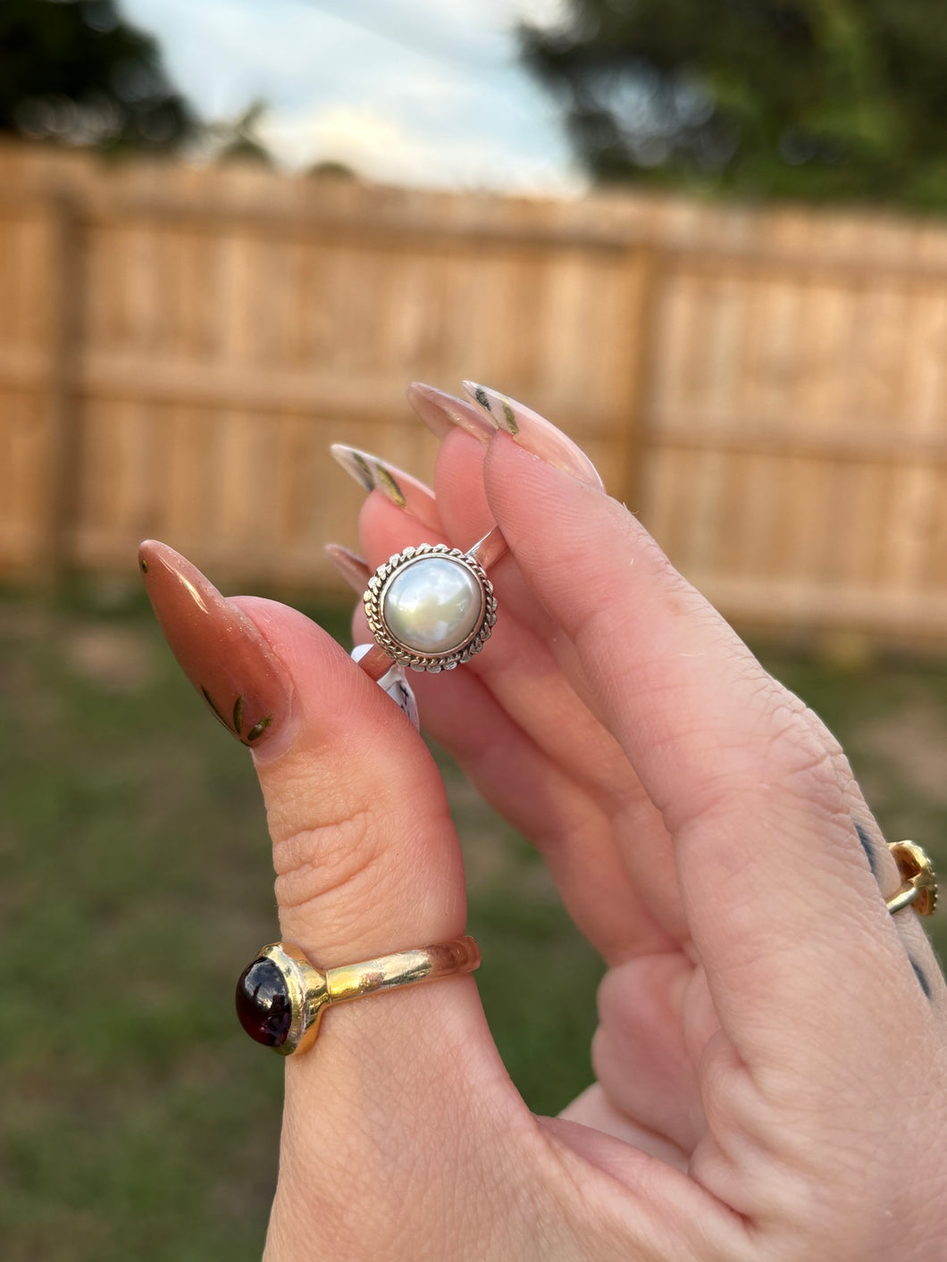 Fresh water pearl size 7