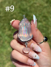 Load image into Gallery viewer, #9 Rose Quartz gusher w charm 925s
