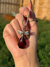 Load image into Gallery viewer, Amber dragonfly 2
