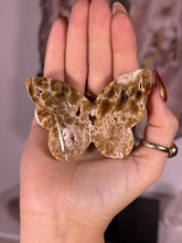 Load image into Gallery viewer, Chocolate calcite butterfly A
