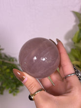 Load image into Gallery viewer, Star rose Quartz sphere
