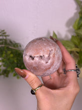 Load image into Gallery viewer, Pink Amethyst sphere B
