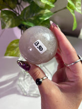 Load image into Gallery viewer, (B) Blue Rose Quartz sphere
