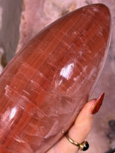 Load image into Gallery viewer, Rose Calcite shiva statement piece
