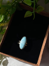 Load image into Gallery viewer, Adjustable 925s Larimar ring
