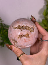 Load image into Gallery viewer, Pink Amethyst sphere Q
