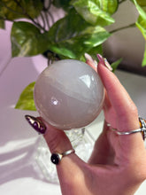 Load image into Gallery viewer, (B) Blue Rose Quartz sphere
