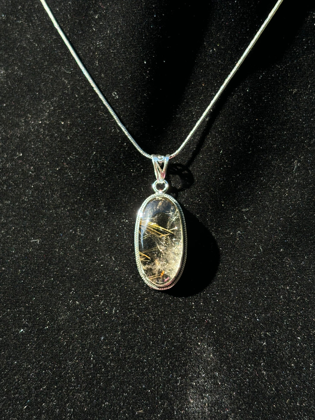 Rutile pendant 925s