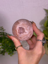 Load image into Gallery viewer, Pink Amethyst sphere H

