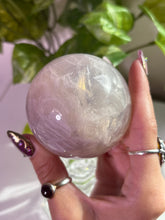 Load image into Gallery viewer, (M) Blue Rose Quartz Sphere
