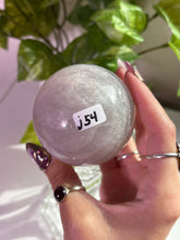 Load image into Gallery viewer, (J) Blue Rose Quartz sphere
