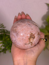 Load image into Gallery viewer, Pink Amethyst sphere Q
