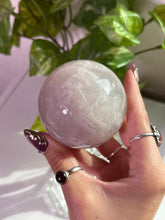 Load image into Gallery viewer, (M) Blue Rose Quartz Sphere
