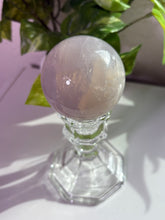 Load image into Gallery viewer, (J) Blue Rose Quartz sphere
