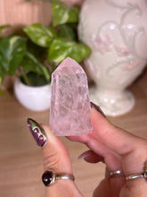 Load image into Gallery viewer, (C Light pink) Brazilian Rose Quartz tower
