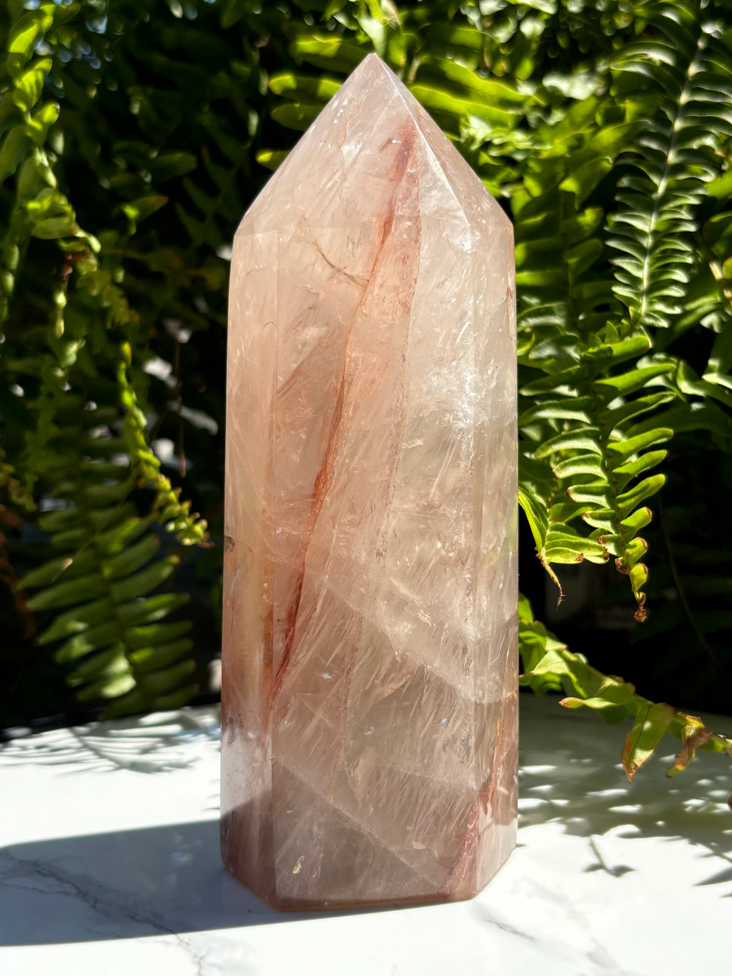 Large Fire Quartz tower