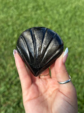 Load image into Gallery viewer, Gold sheen Obsidian shell
