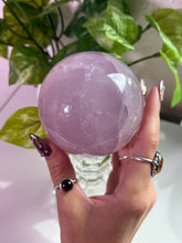 Load image into Gallery viewer, (G Lavender Dreams) Lavender Quartz Sphere
