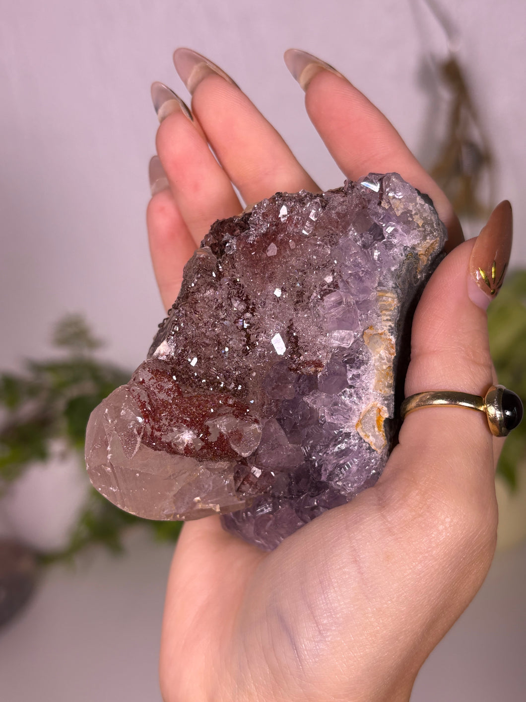 Amethyst with Calcite K (Brazil)