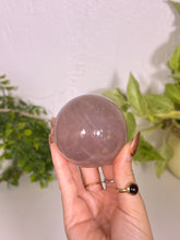 Load image into Gallery viewer, Star rose Quartz sphere
