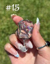 Load image into Gallery viewer, #15 Rutile Quartz gusher w charm 925s
