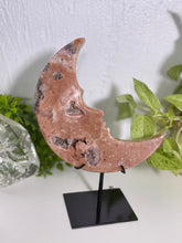 Load image into Gallery viewer, Pink Amethyst with calcite moon
