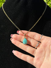 Load image into Gallery viewer, 925s Amazonite pendant
