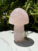 Load image into Gallery viewer, Large Rose Quartz mushroom A
