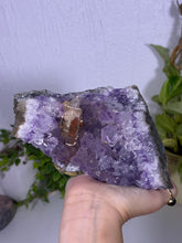 Load image into Gallery viewer, Sugary Amethyst with Calcite (Brazil)
