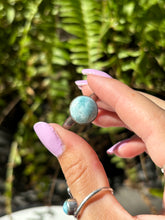 Load image into Gallery viewer, Larimar ring size 9 and a half
