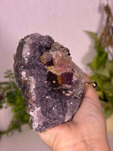 Load image into Gallery viewer, Amethyst with Calcite A
