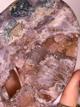 Load image into Gallery viewer, Pink Amethyst heart
