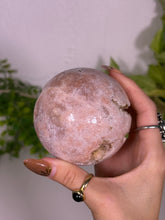 Load image into Gallery viewer, Pink Amethyst sphere Q
