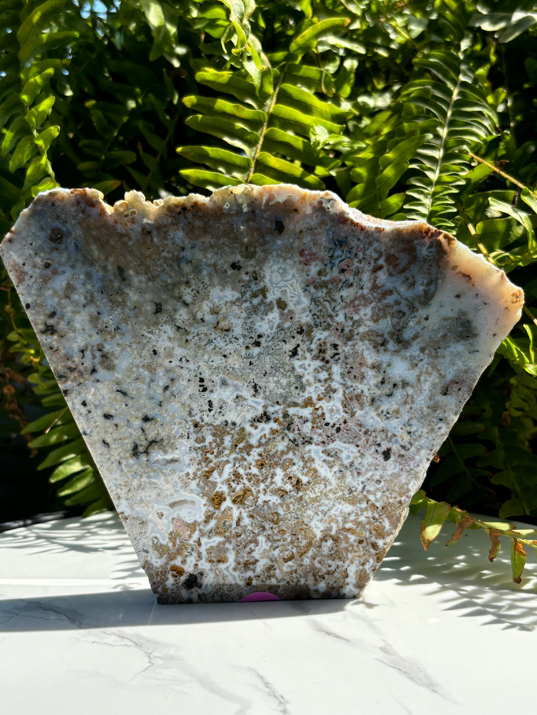 Druzy Sea Jasper Slab