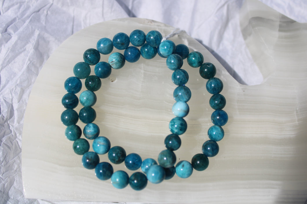 Blue Apatite bracelet