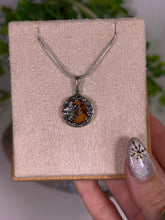 Load image into Gallery viewer, Sun and moon amber pendant

