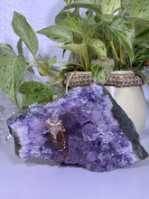 Load image into Gallery viewer, Sugary Amethyst with Calcite (Brazil)
