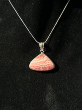 Load image into Gallery viewer, Rhodochrosite pendant 925s D
