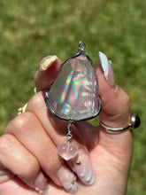 Load image into Gallery viewer, #14 Rose Quartz gusher w charm 925s
