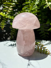 Load image into Gallery viewer, Rose Quartz mushroom C
