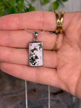 Load image into Gallery viewer, Orbicular Jasper C with druzy 925s
